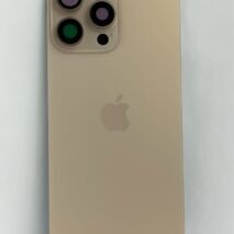 TAMPA IPHONE 16 PRO MAX DOURADA COMPLETA
